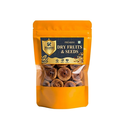 Premium Dried Figs (Anjeer) – Natural, Sweet & Healthy Dry Fruits | High Fiber & Nutrient-Rich by Raabhi Foods
