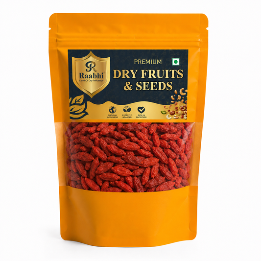 Raabhi Premium Dried Goji Berry – Delicious & Nutritious Dried Berry Snack