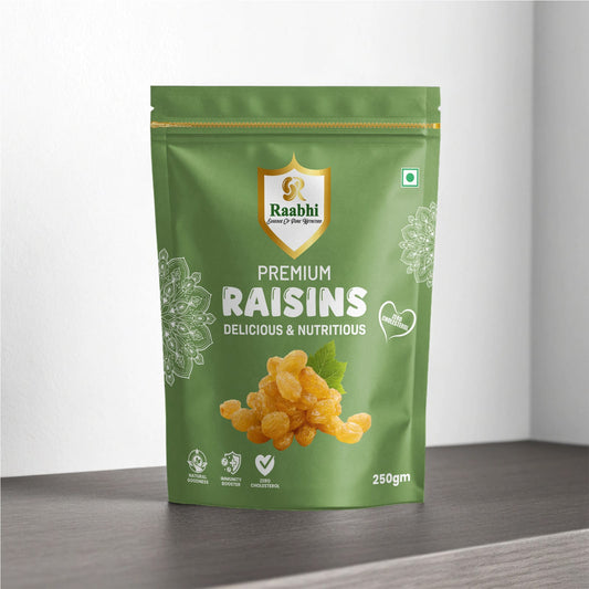 Premium Raisins (Kishmish) – 250g | Natural, Healthy &amp; Nutritious Dry Fruits