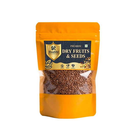 Premium Flax Seeds (Alsi) – Omega-3 Rich Superfood | Healthy Seeds for Weight Loss & Nutrition by Raabhi Foods